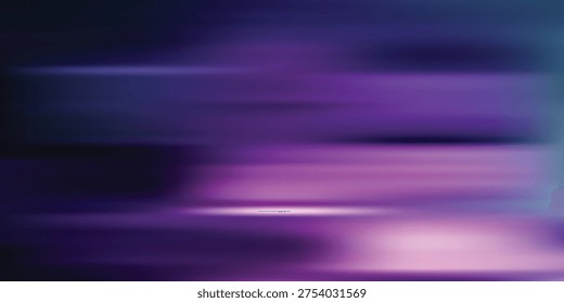 Abstract background with horizontal streaks of purple and blue light, creating a sense of motion and speed.