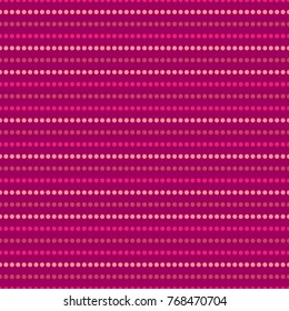 Abstract background with horizontal stripes, vector. Seamless pattern in polka dot