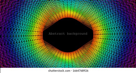 Abstract background, horizontal template for banner, cover, presentation, landing page, leaflet. Geometric. Lines, pattern. Colorful. Modern.