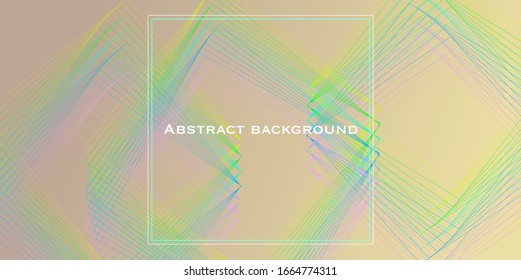 Abstract background, horizontal template for banner, cover, presentation, landing page, leaflet. Geometric. Lines, pattern. Colorful. Modern.