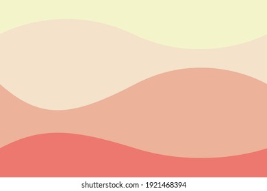 Abstract background horizontal waves across the entire screen