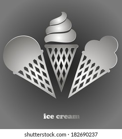 Abstract background, ice cream 