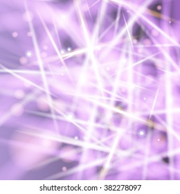 Abstract background with ice crystals and lights