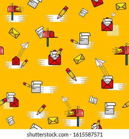 abstract background with  icon letter

