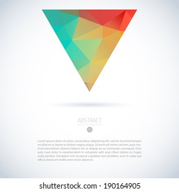 abstract background ideal for different user design with 3d geometric multicolored triangle straight water remedy colourful abstraction background scene colorful numeric glass swirl cloud modern styli