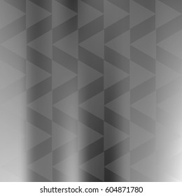 Abstract background of identical diamonds with different shades of gray. Gradient.