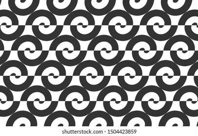 Abstract background illusion mirage circle slash vector illustration
