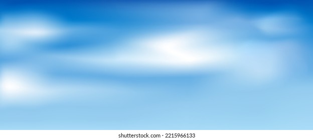Abstract background illustration atmosphere, clear sky, clouds