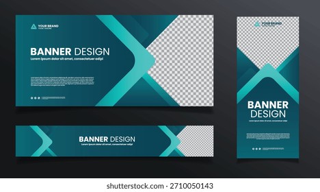 abstract background illustration banner template design