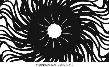 Ilustración de fondo abstracta con tonos negros. Perfecto para revistas, afiches, sitios web, portadas de libros