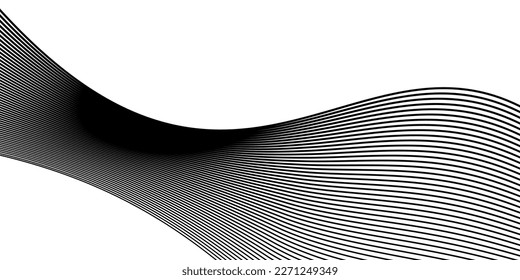abstract background with illustration of blending two lines, with a clean white background, looks decent minimalistic design.