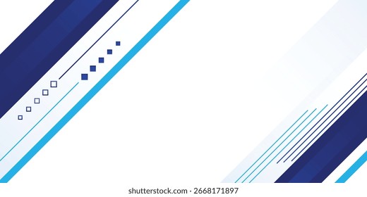 Ilustração de fundo abstrata de linhas diagonais azuis. ilustração vetorial.