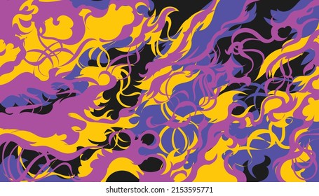 abstract background illustration with bright color