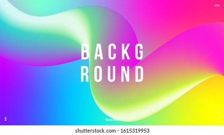 Abstract background illustration. Colorful 3d shapes. Colors name: hot magenta, vivid sky blue, aquamarine, vivid orched, sponge. Creative concept. Eps10 vector.