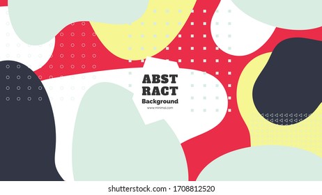 Abstract background illustration. Colorful lines, spots and dots. Decorative wallpaper, backdrop. Hand drawn texture, decor elements and shapes. Eps10 vector.