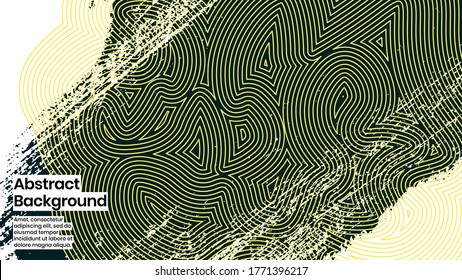 Abstract background illustration. Colorful lines, and paint strokes. Decorative minimal wallpaper, backdrop. Hand drawn texture and outline shapes. Eps10 vector.