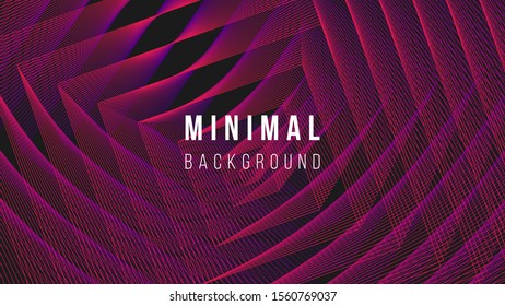 Abstract background illustration. Colorful outline squares. Colors name: spanish crimson, indigo, eerie black. Creative concept. Eps10 vector.