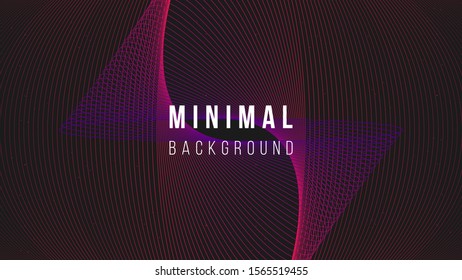 Abstract background illustration. Colorful outlines. Colors name: spanish crimson, indigo, eerie black. Creative concept. Eps10 vector.