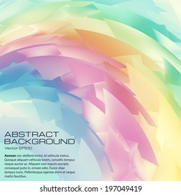 Abstract background.The illustration contains transparency and effects. EPS10