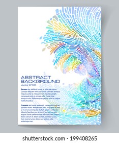 Abstract background.The illustration contains transparency and effects. EPS10