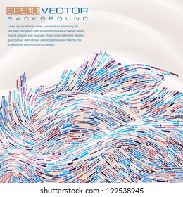 Abstract background.The illustration contains transparency and effects. EPS10