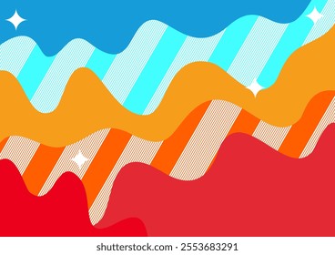 An abstract background illustration design