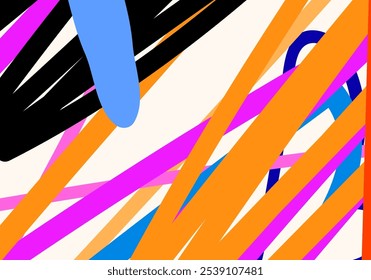 ilustração de plano de fundo abstrata com uma mistura suave de cores vibrantes.