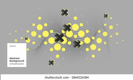 Abstract background illustration. Flat geometric shapes, lines composition. Eps10 vector.