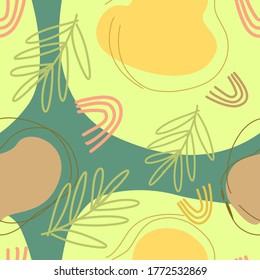 Abstract background illustration. Floral pattern vector with pastel colors. Design for fabric and decor