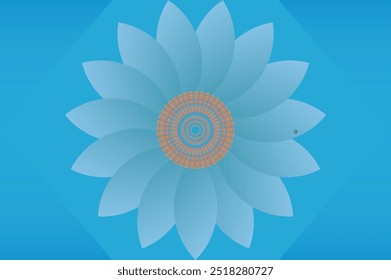 abstract background with illustration flower