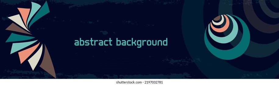 Abstrakte Hintergrundgrafik mit geometrischen digitalen Elementen.futuristisches Design oder Grafik. Modernes Tapete. Webbanner-Kopienraum. blauer Hintergrund