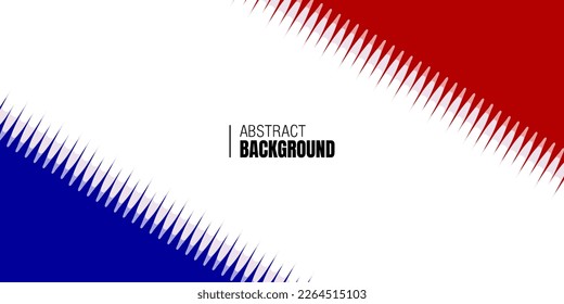 Abstract background illustration of intertwined lines like combs, with white background color and element colors red and blue.