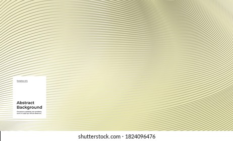 Abstrakte Hintergrundgrafik. Lineare, gestreifte goldene Hintergrund. Monochrome kreative, stylische Textur. EPS10-Vektor.