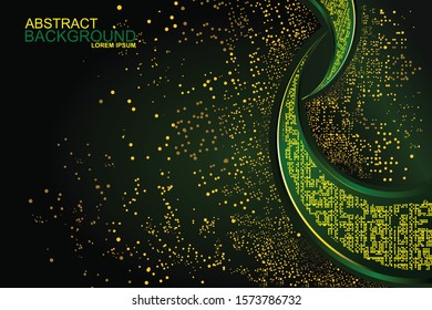 Abstract background, illustration with a little light