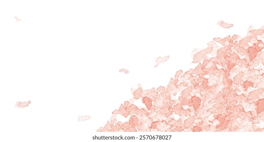 Abstract background illustration material of cherry blossom image