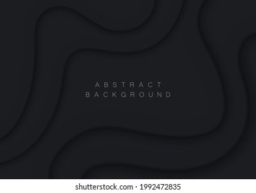 Abstract background illustration in neomorphism style. Minimal backdrop.Wave flow