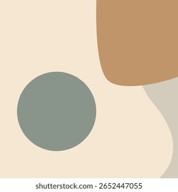Ilustração De Plano De Fundo Abstrata Com Um Círculo