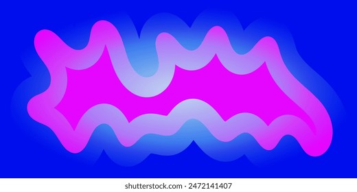 Abstract background, illustration of an open cloud mouth