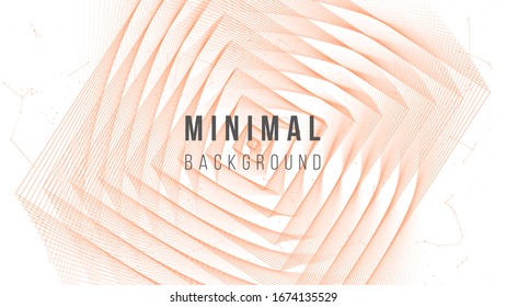 Abstract background illustration. Outline geometric ornament. Monochrome creative stylish texture. Eps10 vector.