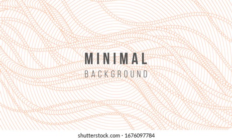 Ilustración de fondo abstracta. Ornamento geométrico de contorno. Textura monocromática creativa y elegante. Vector Eps10.
