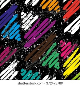 abstract background, illustration with paint strokes and splashes, geometric