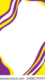 Abstract background illustration with purple and yellow colours. Perfect for invitation card design, magazine, banner, poster, website.