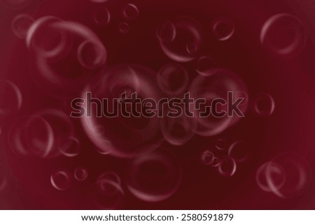 abstract background illustration of red blood cells flowing through vein