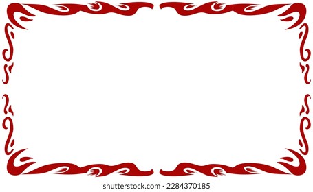 Abstrakte Hintergrundgrafik mit rotem Thema. Perfekt für Poster, Fotorahmen, Wallpaper auf der Website, Banner, Aufkleber, Hintergrund, Präsentation, Papier, Karte