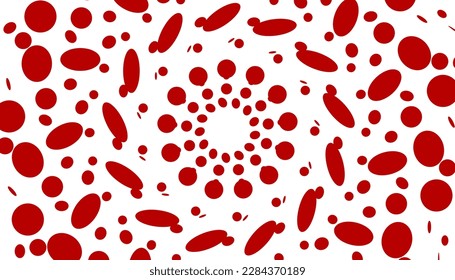 Abstract background illustration with a red theme. Perfect for posters, photo frames, website wallpapers, banners, stickers, backdrop, presentation, paper, card