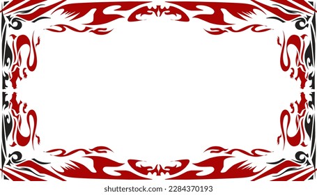 Abstract background illustration with a red theme. Perfect for posters, photo frames, website wallpapers, banners, stickers, backdrop, presentation, paper, card