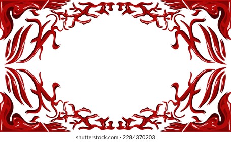 Abstract background illustration with a red theme. Perfect for posters, photo frames, website wallpapers, banners, stickers, backdrop, presentation, paper, card