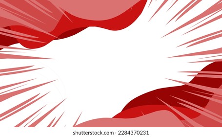 Ilustración de fondo abstracta con un tema rojo. Perfecto para afiches, marcos fotográficos, fondos de pantalla, banners, pegatinas, fondo, presentación, papel, tarjeta