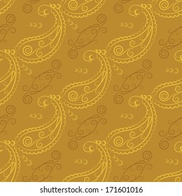 Abstract Background Illustration Seamless Floral Pattern 