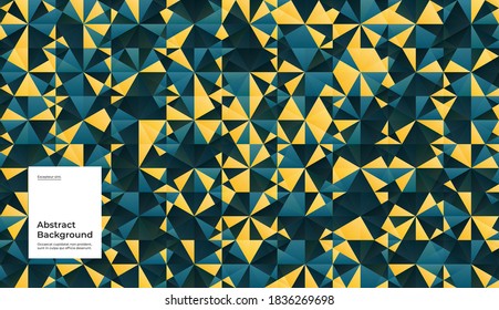 Abstract background illustration. Seamless pattern. Flat geometric shapes. Colorful mosaic. Eps10 vector.